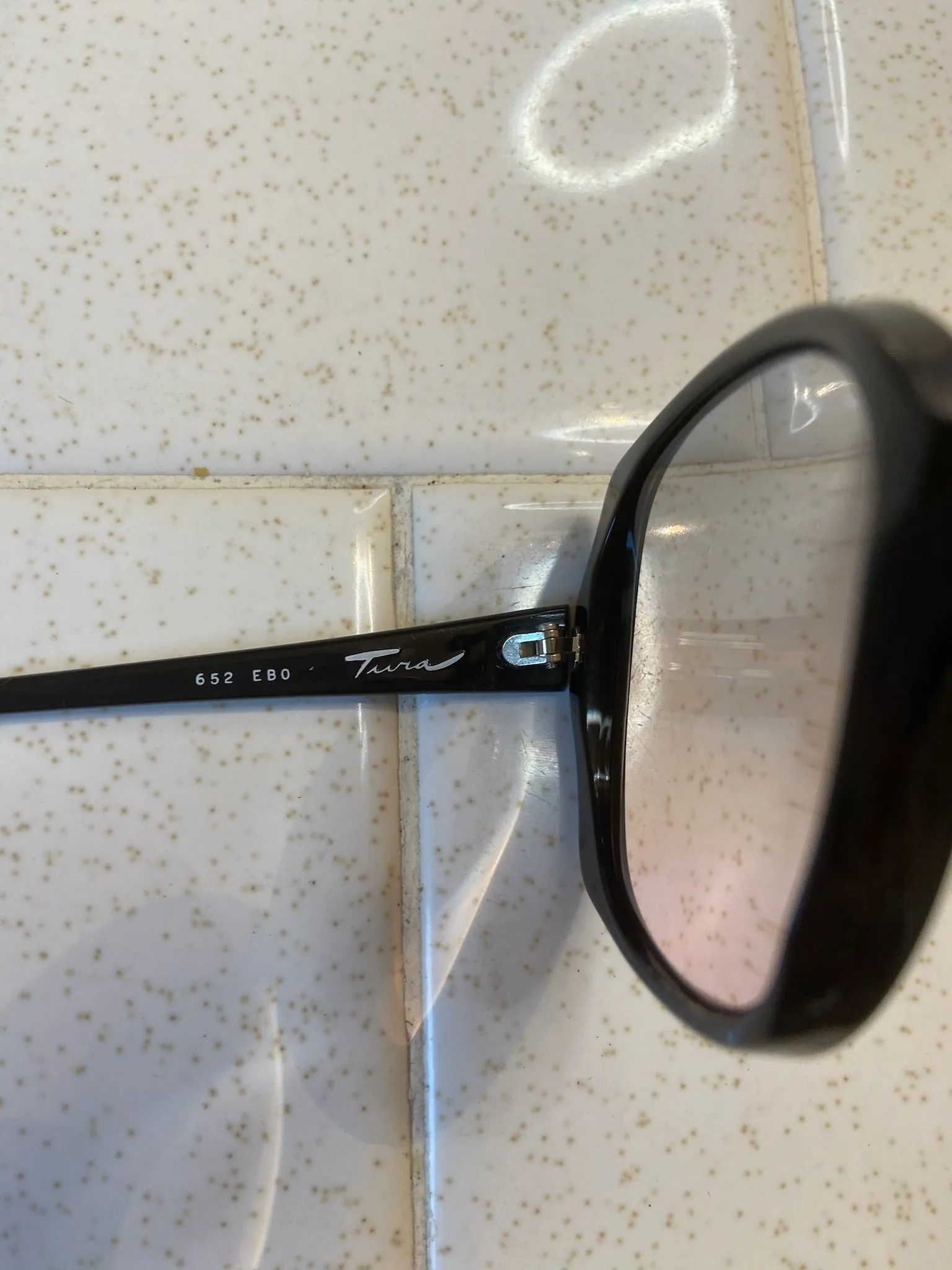70s Oversized Vintage Sunglasses with Rhinestones, Tura