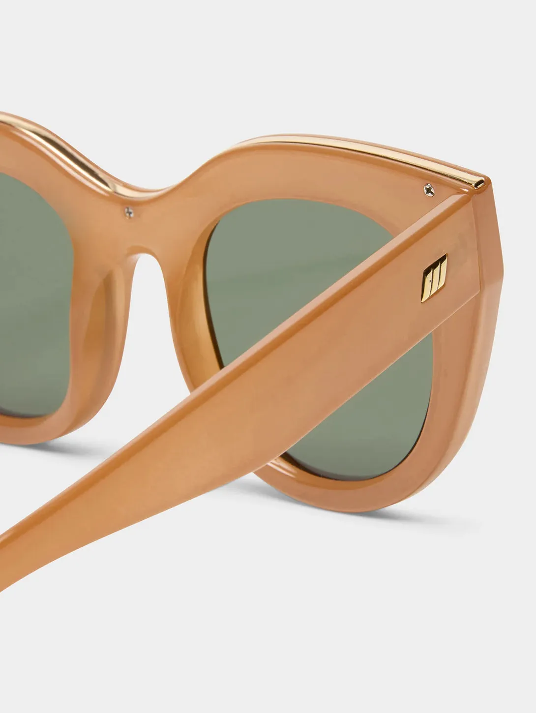 Air Heart Sunglasses - Caramel