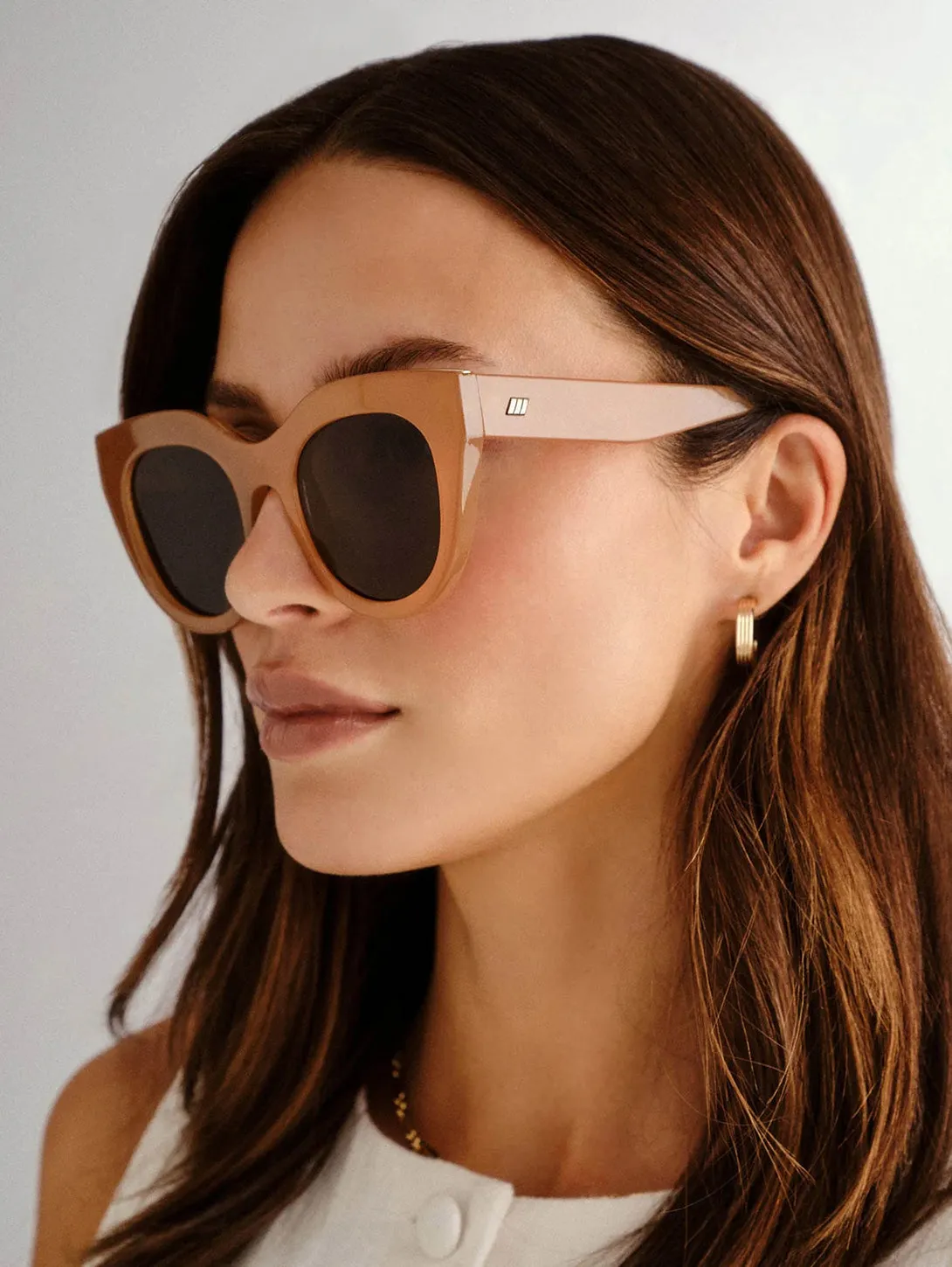 Air Heart Sunglasses - Caramel