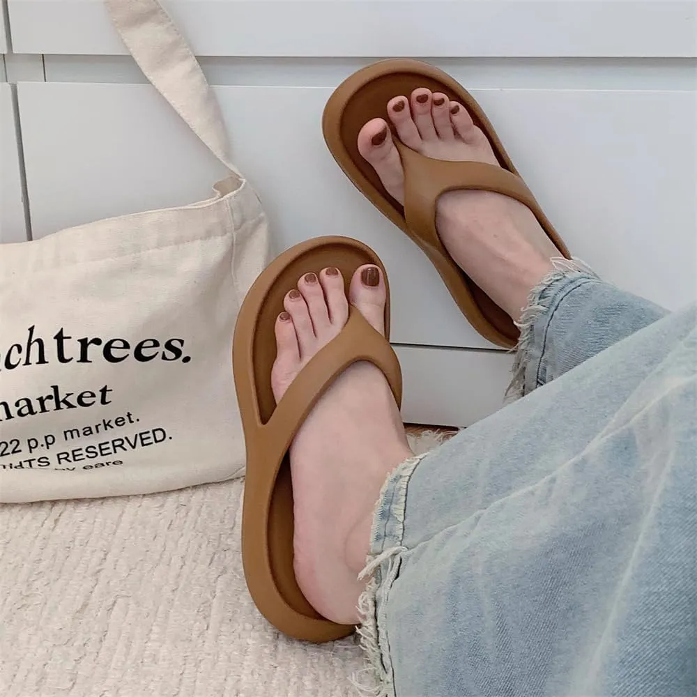 Arch Support Flip Flops for Women,Plantar Fasciitis Orthopedic Sandals for Women,Walking Sandals Platform Recovery Flipflops,2025 Summer Beach Shoes Comfort Lightweight