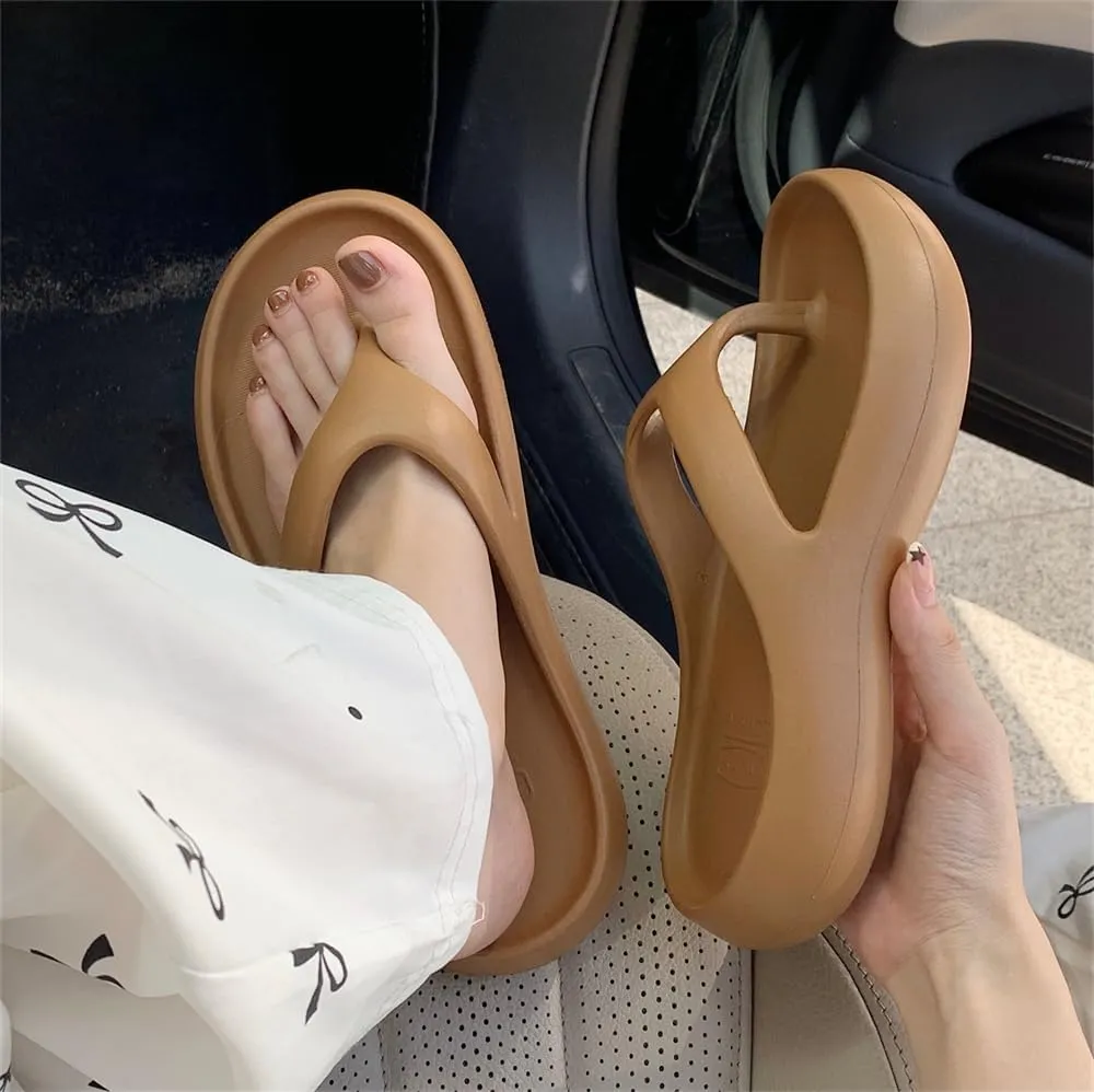 Arch Support Flip Flops for Women,Plantar Fasciitis Orthopedic Sandals for Women,Walking Sandals Platform Recovery Flipflops,2025 Summer Beach Shoes Comfort Lightweight