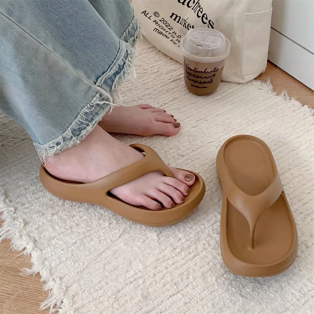 Arch Support Flip Flops for Women,Plantar Fasciitis Orthopedic Sandals for Women,Walking Sandals Platform Recovery Flipflops,2025 Summer Beach Shoes Comfort Lightweight