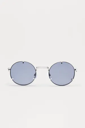 Arcturus Mens Sunglasses - Silver/Smoke