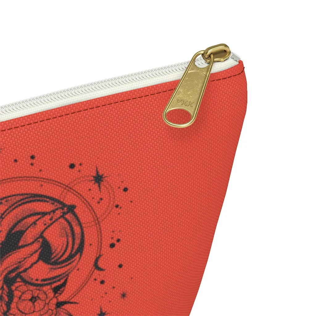 Aries Zodiac Ram "Renewal" Accessory Pouch w T-bottom