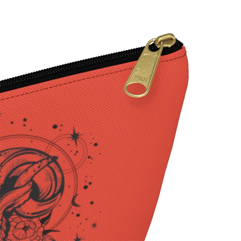 Aries Zodiac Ram "Renewal" Accessory Pouch w T-bottom