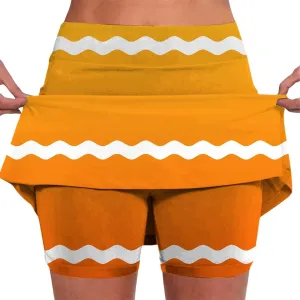 Athletic Skorts for Women High Waist Tummy Control Tennis Skirts with Shorts Summer Sports Workout Yoga Mini Skirts