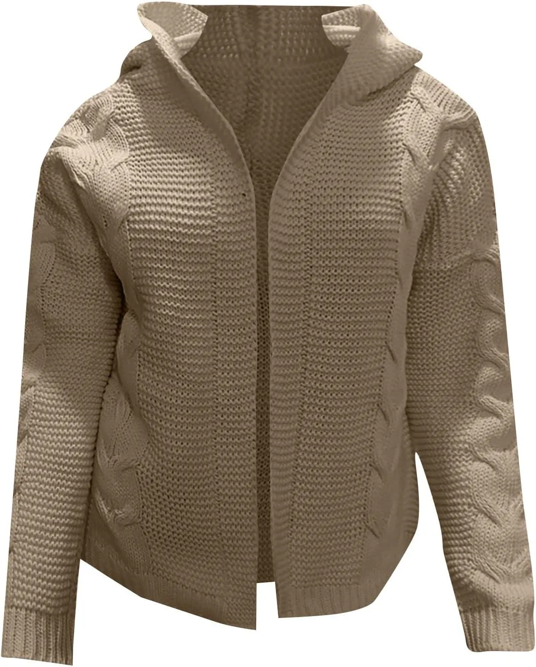 ChicCrate Womens Fashion Cardigan Sweater Soft Knit Open Front Casual Cardigan 2025 Fall Jackets Outfits Winter Clothes