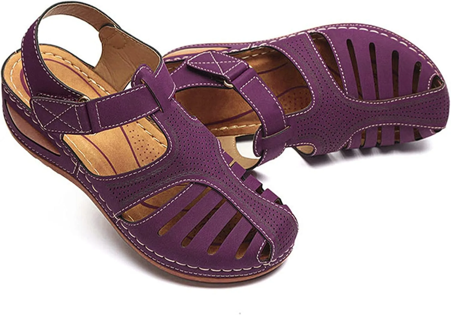 Comfortable Orthopedic Sandals with Arch Support Open Toe Platforms Orthotic Walking Sandals Beach Outdoor Shoes
