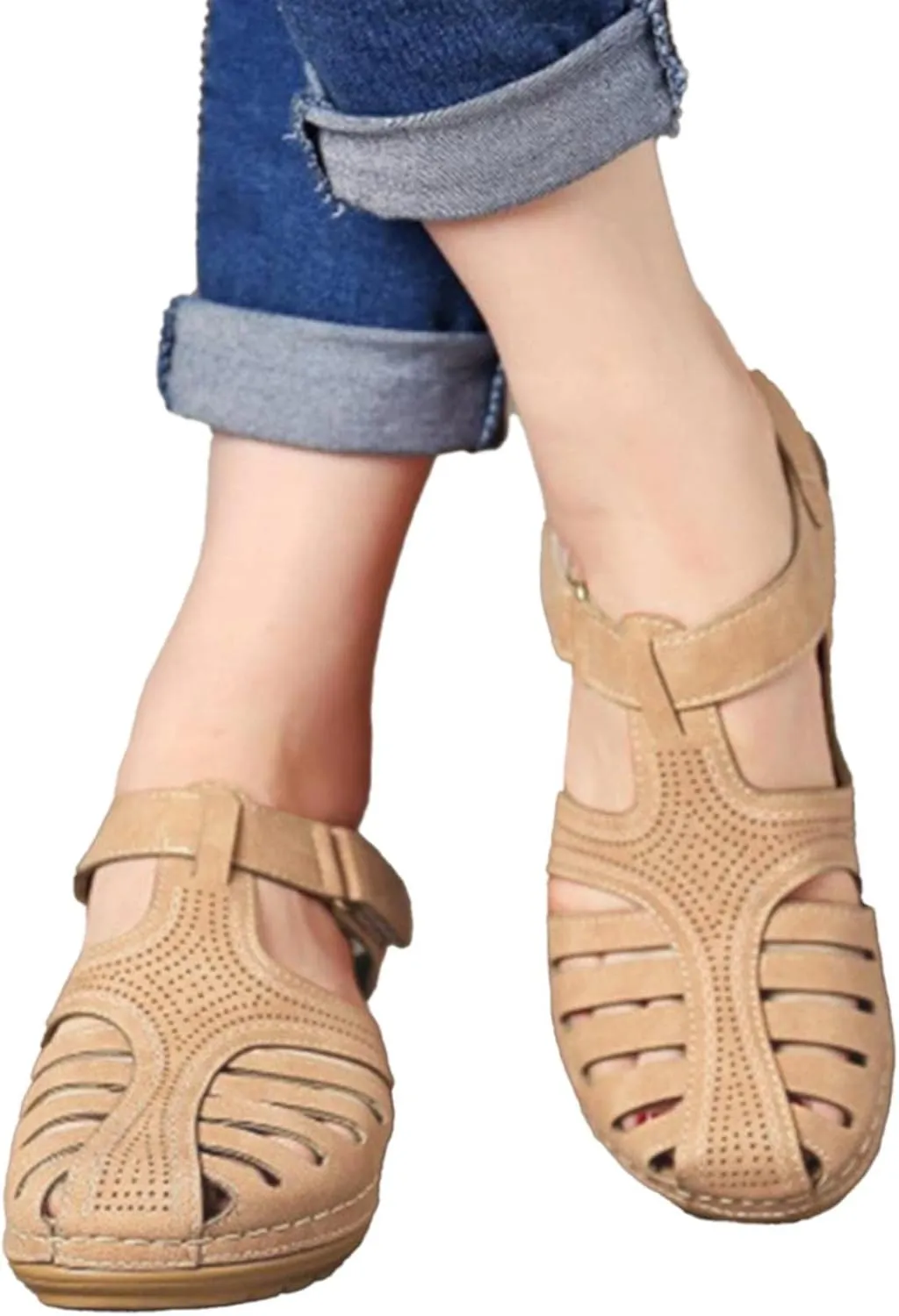 Comfortable Orthopedic Sandals with Arch Support Open Toe Platforms Orthotic Walking Sandals Beach Outdoor Shoes