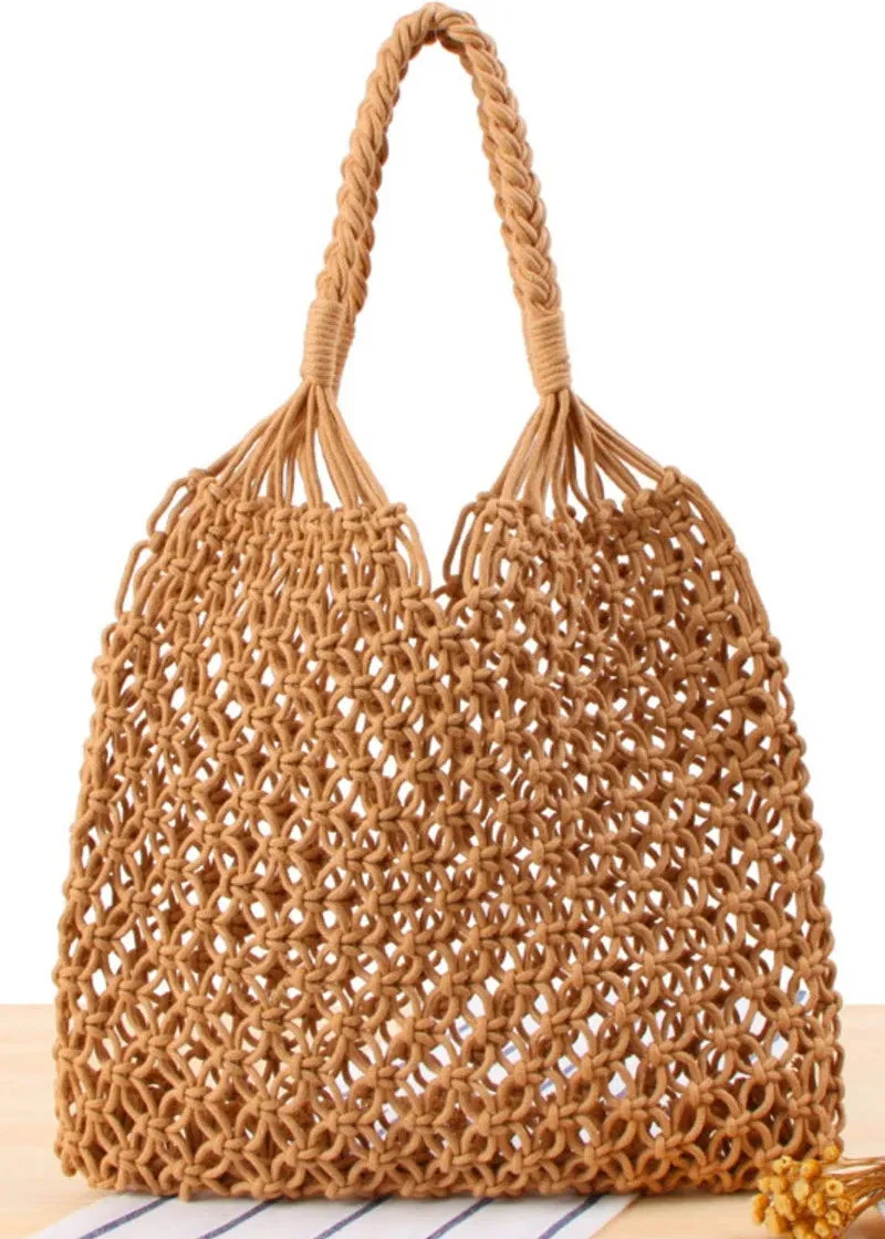 Crochet Braided Shoulder Bag