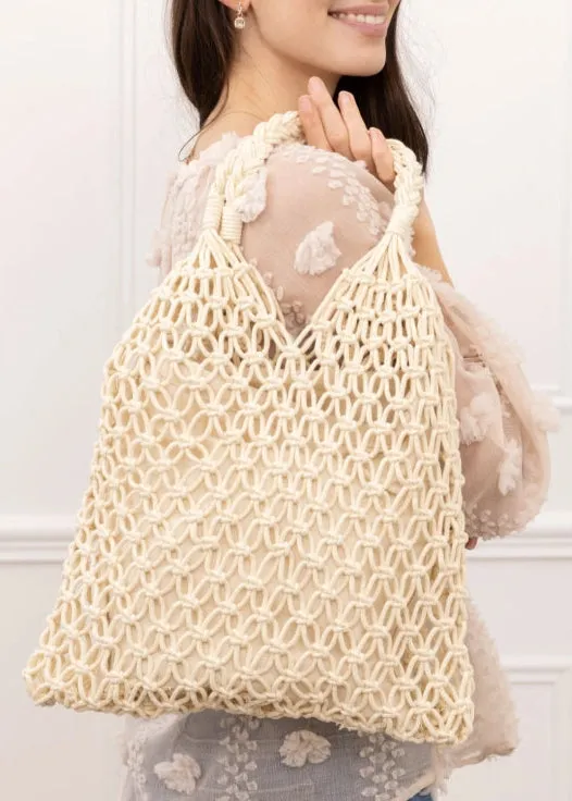 Crochet Braided Shoulder Bag