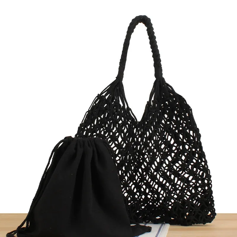 Crochet Braided Shoulder Bag