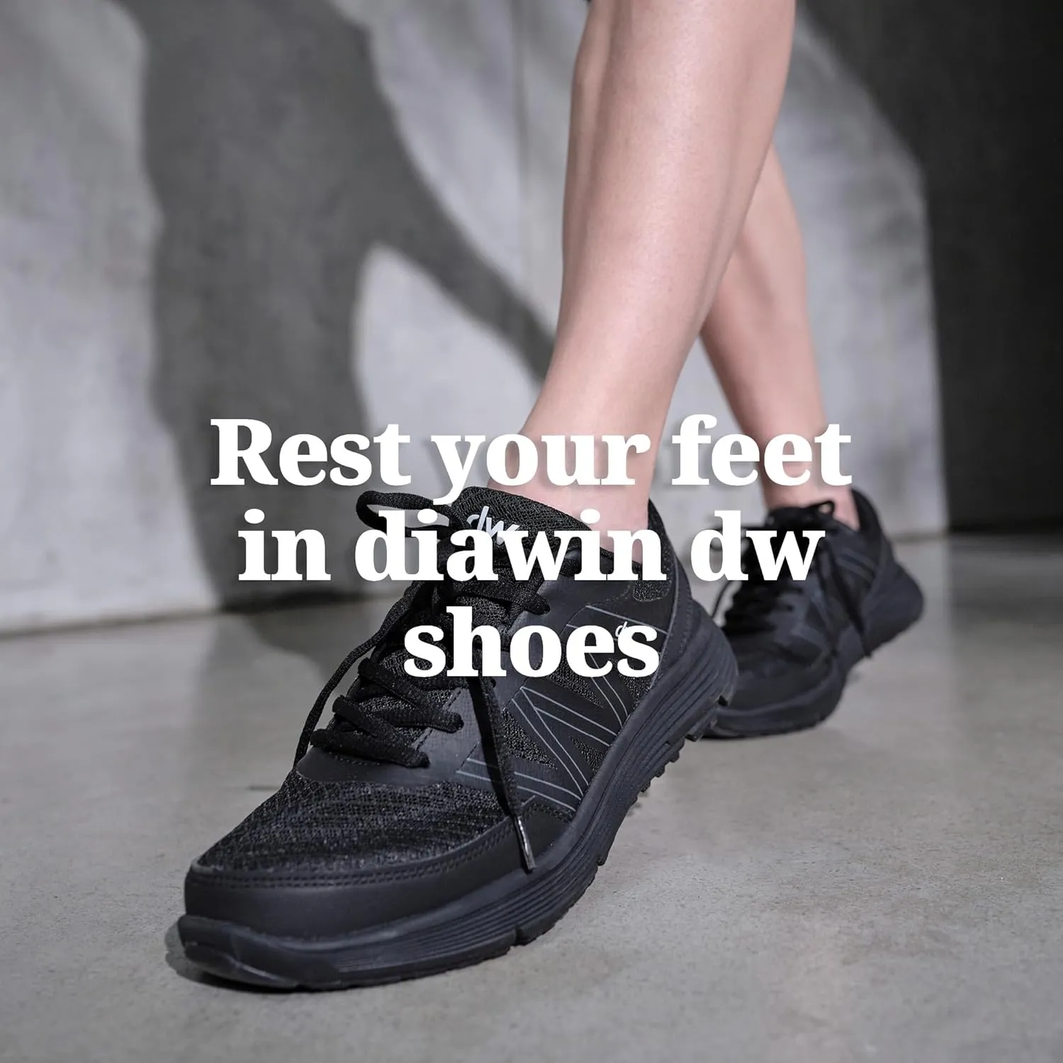 Diawin Wide Shoes for Women ?C Wide Toe Box, Smooth Interior, Breathable Design, Extra Depth ?C Perfect for Hallux, Sensitive, Swollen, Diabetic Feet, All-Day Comfort, Lightweight Walking & Foot Support