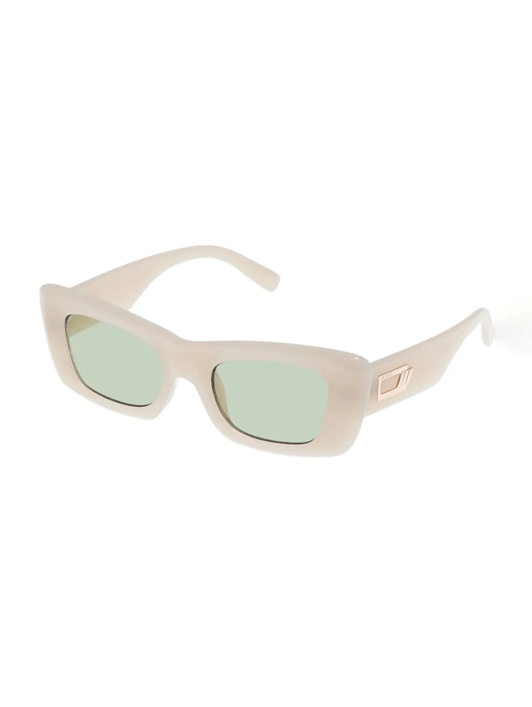 Dopamine Sunglasses - Milky Almond/Moss Mono