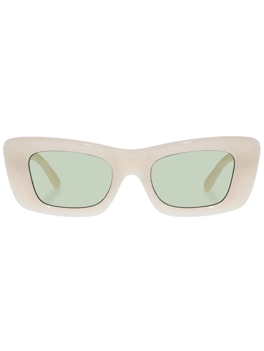 Dopamine Sunglasses - Milky Almond/Moss Mono