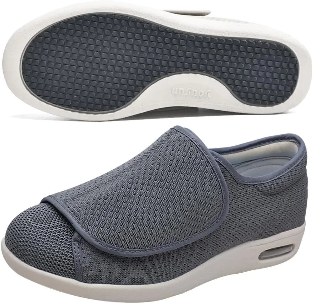 Extra Extra Wide Mens Trainers Mens Extra Wide Fit Trainers Comfortable Walking Shoes Breathable Running Sneakers for Plantar Fasciitis Flat Feet