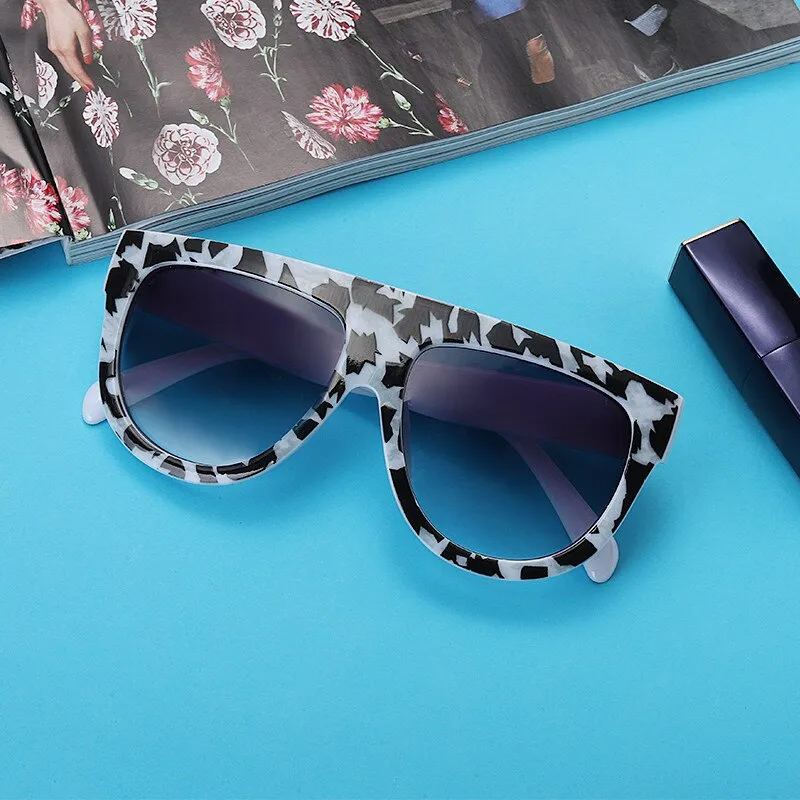 Flat Top Oversized Sunglasses