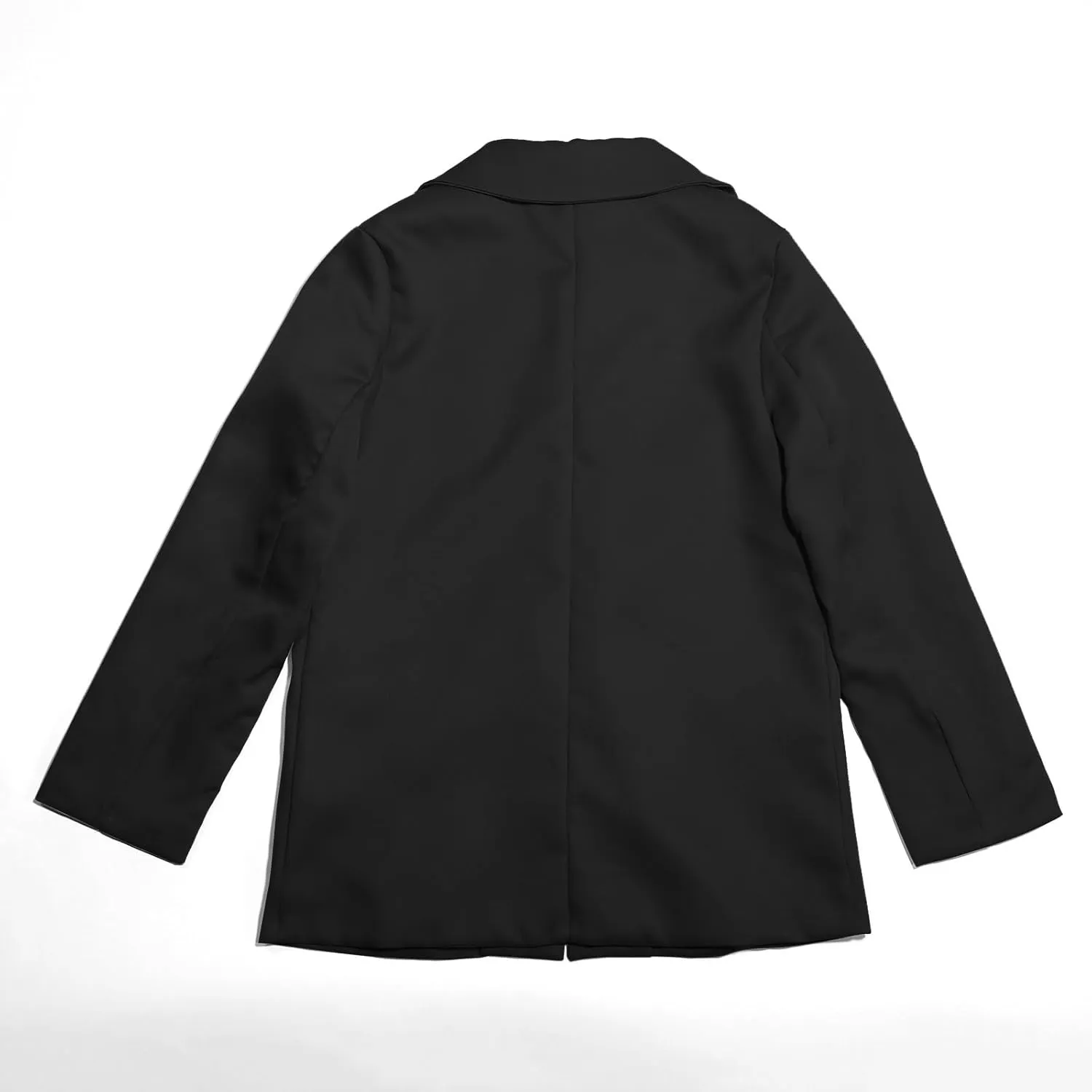 Girls Blazer Long Sleeve Shawl Collar Formal Blazers Suit Jacket Open Front Inner Pocket for Kids Size 3-14 Year