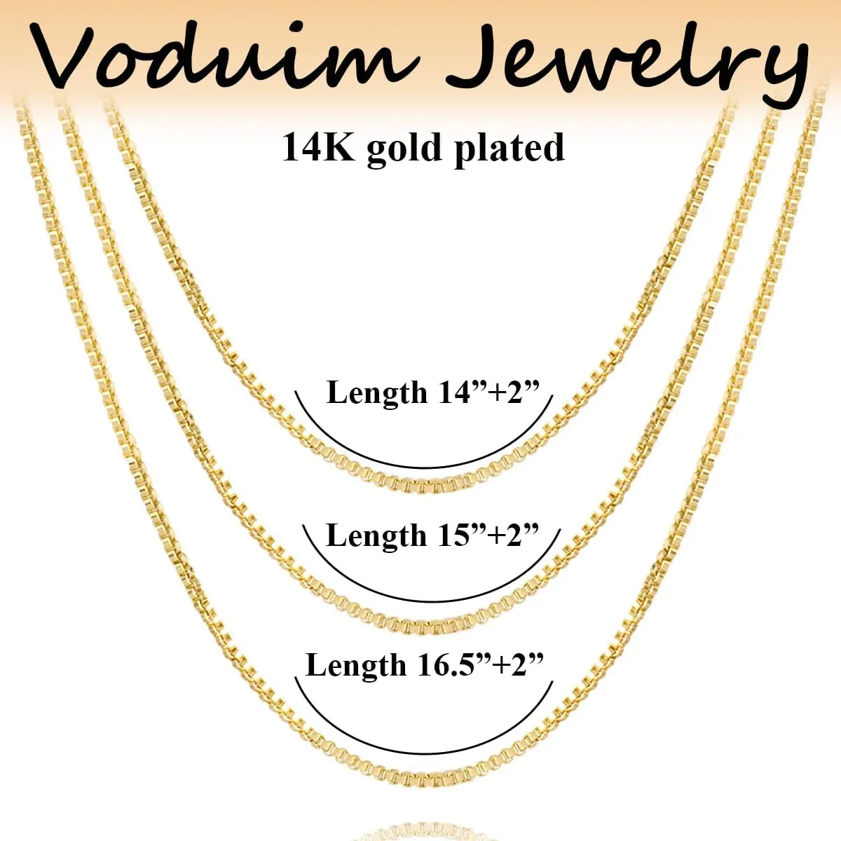 Gold Necklace for Women, 14k Gold Plated Choker Dainty Layered Necklaces, Silver Necklace for Women 14k White Gold Plated Dainty Layered Necklaces