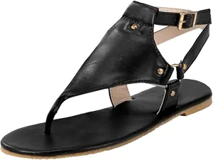 Ladmiple Sandals Women,Womens Flats Sandals Open Toe Slippers T-Strap Flip Flops Summer Casual Comfort Platforms Shoes
