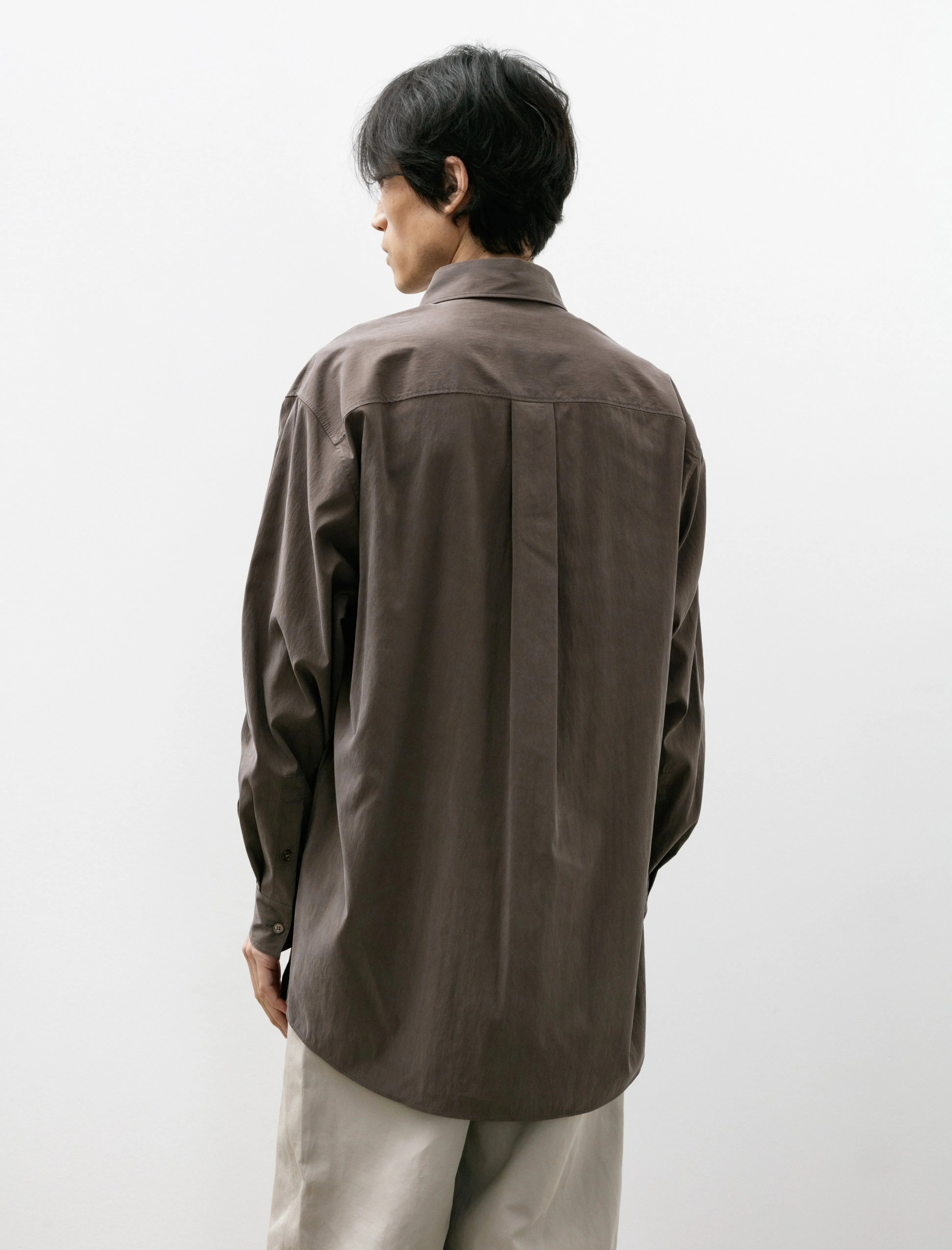 Loop Shirt Technical Lyocell Walnut
