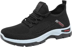 Mmoneyake Womens Slip On Sneakers Lightweight Tennis Shoes Non Slip Gym Workout Shoes Breathable Mesh Walking Sneakers Wide Toe Box Shoe Wide Width Sneaker Work Shopping Travel