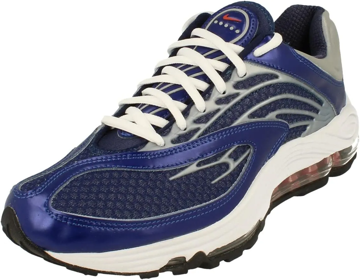 Nike Air Tuned Max Mens Running Trainers DH8623 Sneakers Shoes (UK 7 US 8 EU 41, Midnight Navy Dragon red 400)