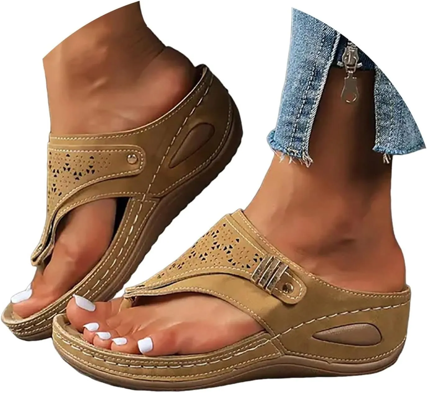 Orthopedic Sandals for Women 2025,Sandals for Women 2025,Flip Flops with Arch Support,Plataformas de Mujer Sandalias,Breathable Mesh Sports Sandals,Flat Sandals Dressy Summer Shoes