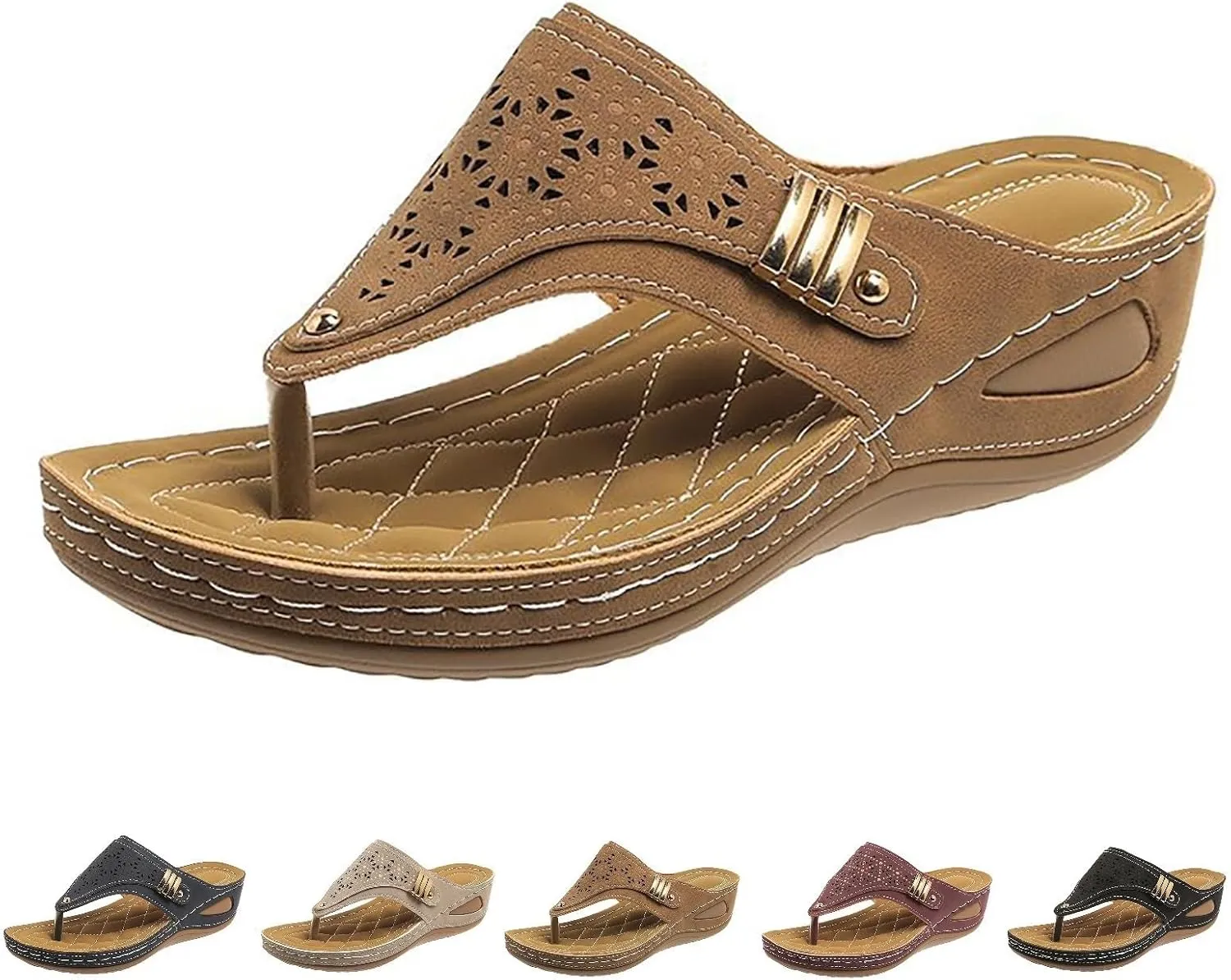 Orthopedic Sandals for Women 2025,Sandals for Women 2025,Flip Flops with Arch Support,Plataformas de Mujer Sandalias,Breathable Mesh Sports Sandals,Flat Sandals Dressy Summer Shoes