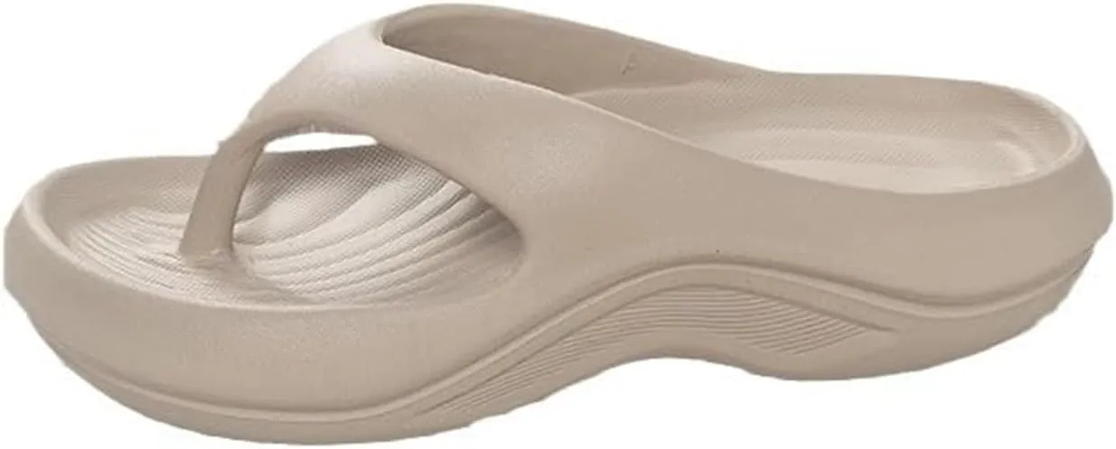 Orthopedic Sandals for Women Lightweight Thong Flip Flop Summer Arch Support Slippers Pillow Soft Summer Beach Shoes Thick Soled Non Slip Flipflops