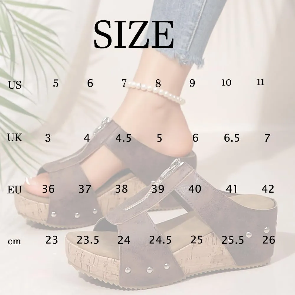 Orthopedic Wedge Sandals for Women 2025 New Platform Sandal Open Toe Espadrilles Dressy Casual Boho Summer Beach