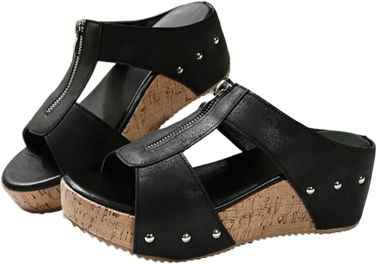 Orthopedic Wedge Sandals for Women 2025 New Platform Sandal Open Toe Espadrilles Dressy Casual Boho Summer Beach