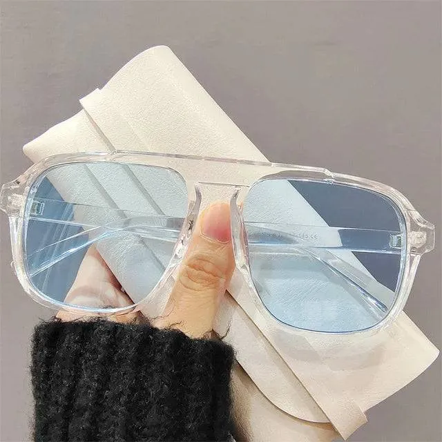 Oversized Frame Fashion Sunglasses - Embrace Timeless Elegance