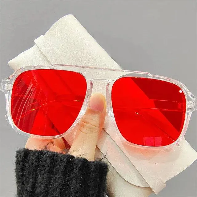 Oversized Frame Fashion Sunglasses - Embrace Timeless Elegance