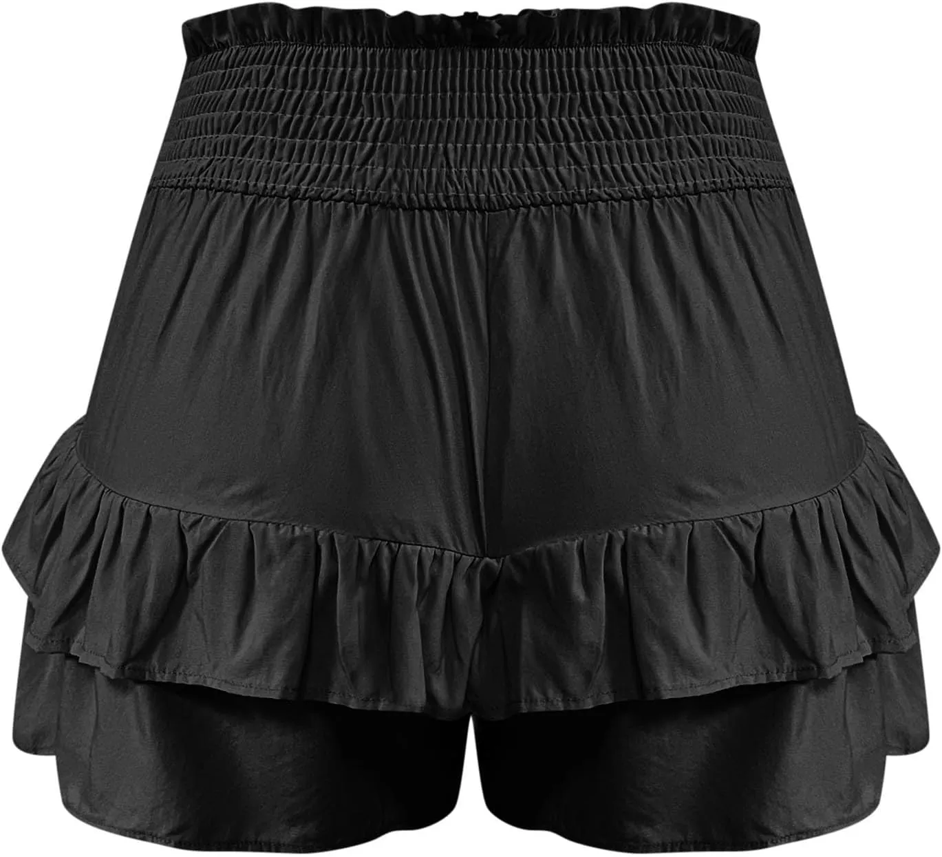 Photno Dressy Shorts for Women Summer Casual High Waisted Ruffle Shorts Flowy Mini Pleated Skirts Trendy Beach Boho Skorts