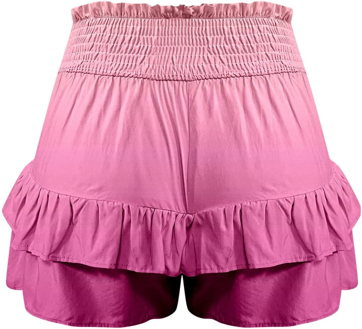 Photno Dressy Shorts for Women Summer Casual High Waisted Ruffle Shorts Flowy Mini Pleated Skirts Trendy Beach Boho Skorts