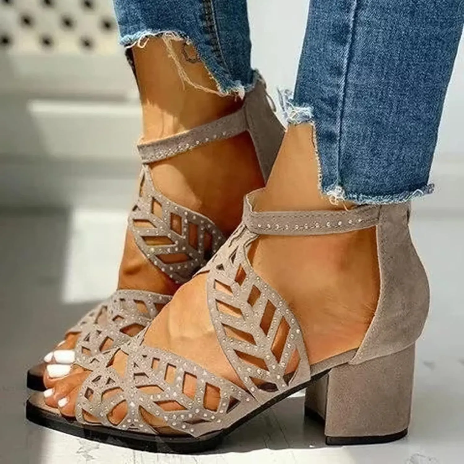 Platform Sandals Women Silver Flats for Women Women's Ankle Strap Low Wedge Sandals Summer Shoes Comfortable Summer Platform Casual Dress Sandal Dress for Flip Flops