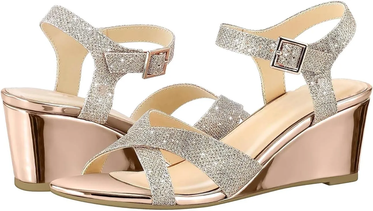 Platforms Sandals for Women Orthopedic Arch Support Trendy Grow Party Shoes Plush Smooth Dressy Shoe
