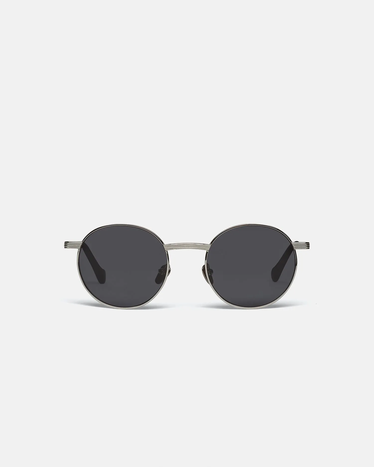 Pola - Metal Round-Frame Sunglasses - Silver