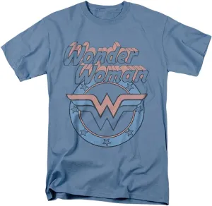 Popfunk Classic Wonder Woman Officially Licensed Adults-Unisex T Shirt & Stickers