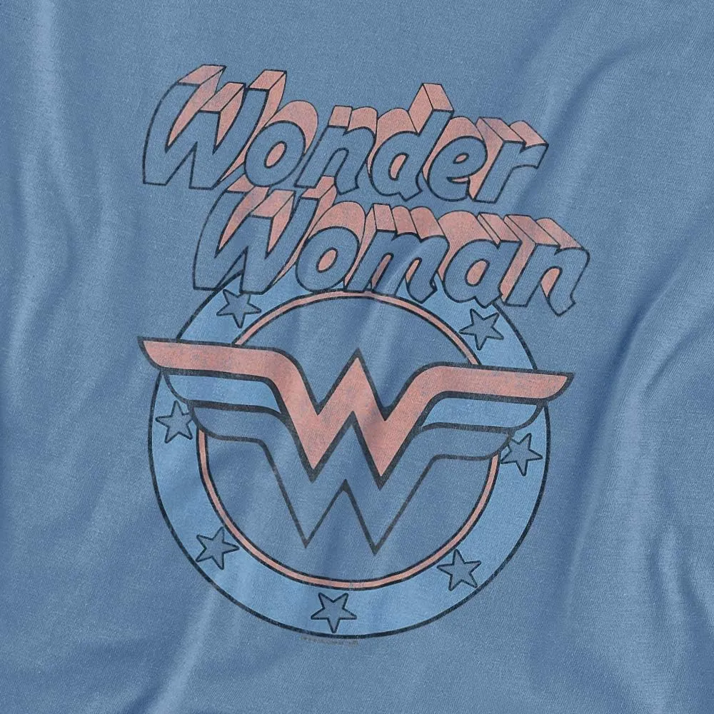 Popfunk Classic Wonder Woman Officially Licensed Adults-Unisex T Shirt & Stickers