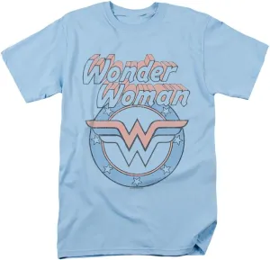 Popfunk Classic Wonder Woman Officially Licensed Adults-Unisex T Shirt & Stickers