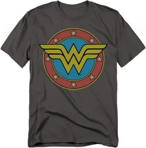 Popfunk Wonder Woman Original Logo Unisex Adult T-Shirt