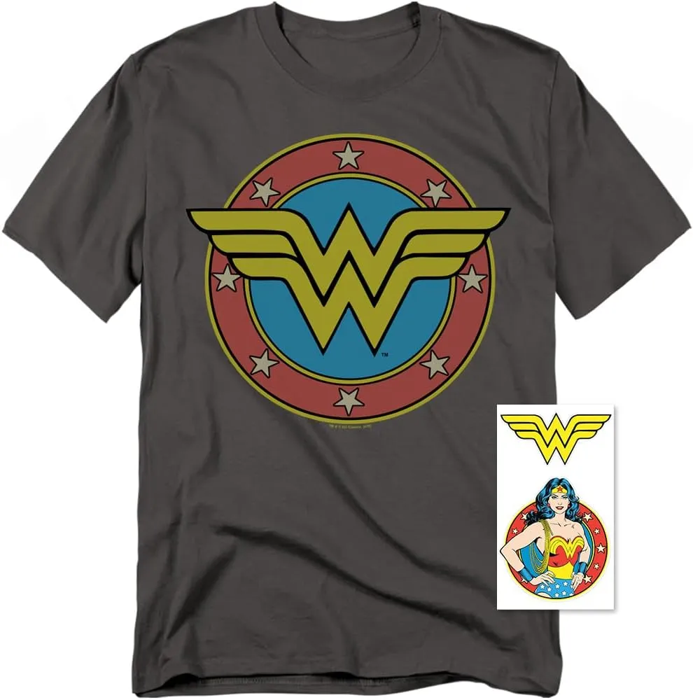 Popfunk Wonder Woman Original Logo Unisex Adult T-Shirt