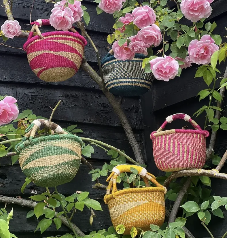 Round Bolga Basket