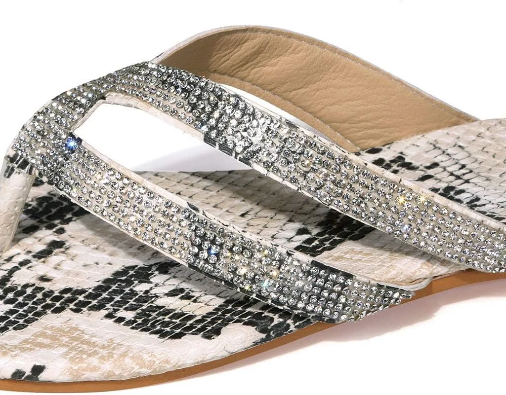 Sandals for Women Women Bohemian Pearl Crystal Flat Sandals Comfortable Sandal for Walking Beach Sandal Woman