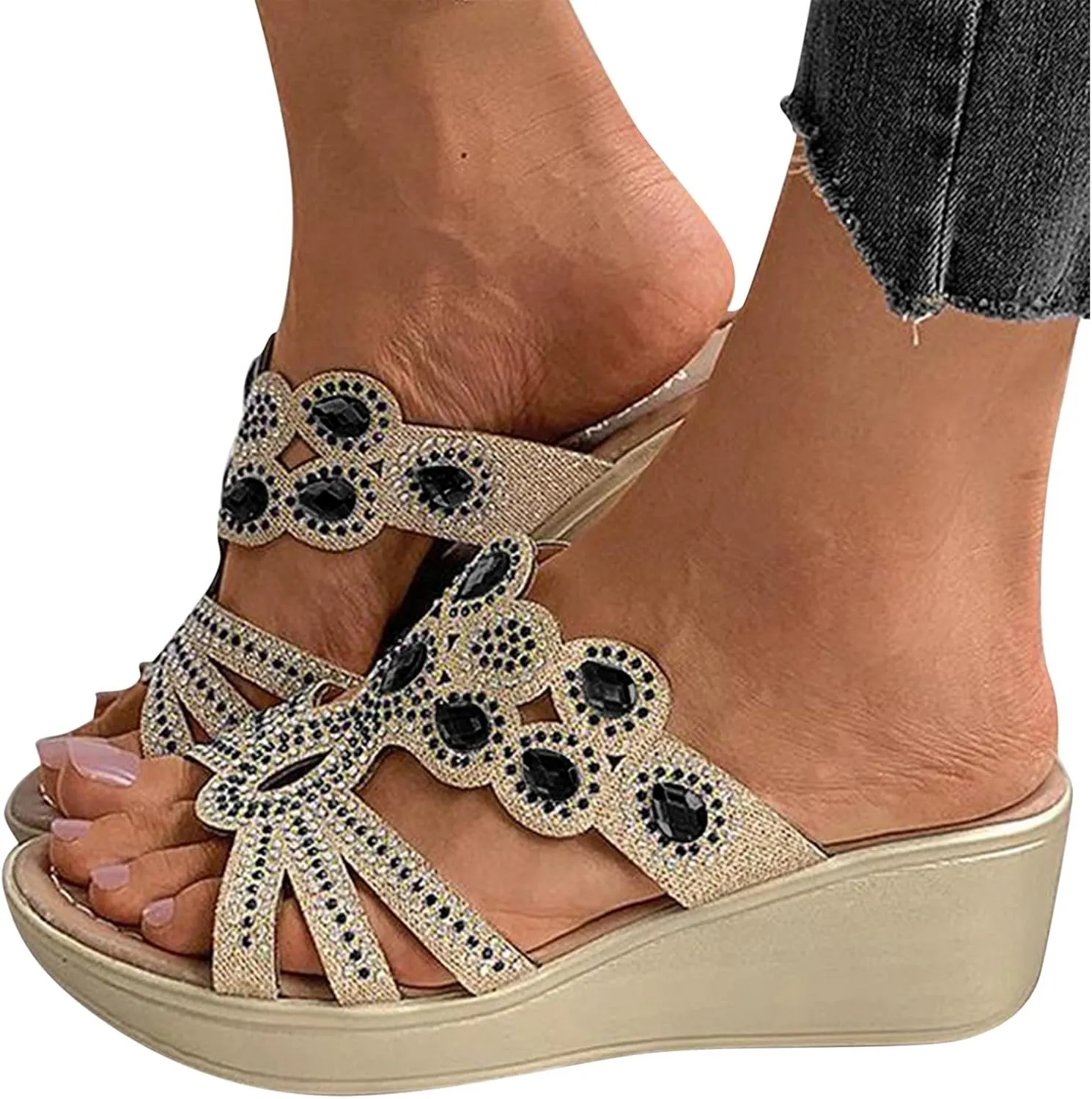 Sandals for Women Women's Comfortable Walking Sandals Womens Walking Sandal with Arch Support Beach Shoes