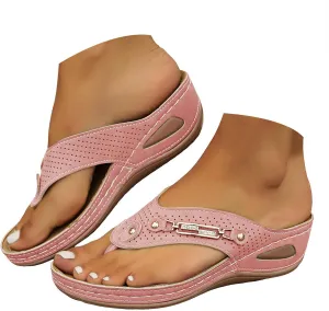 Summer Sandals for Women 2025 Dressy Comfortable Orthopedic Sandals with Arch Support Open Toe Breathable Mesh Sports Sandal Slip On Flip Flops Casual Beach Boho Sandal