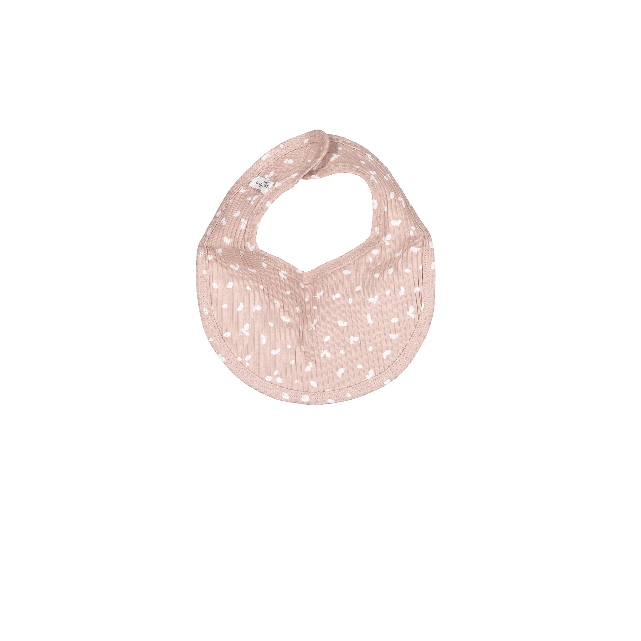 The Printed Bib - Mauve Petal