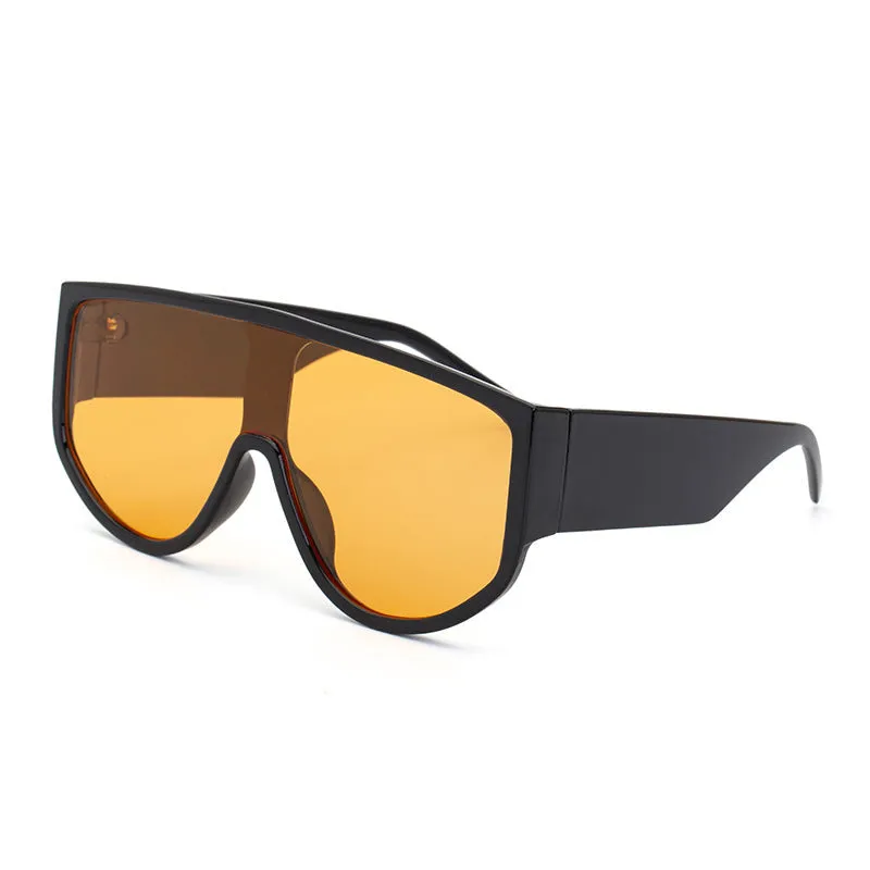 Vintage Oversized One Piece Sun Glasses